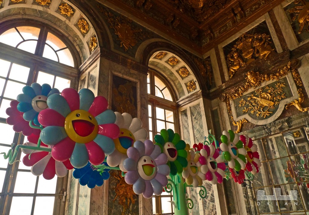 Versailles - hall and murakami flowers