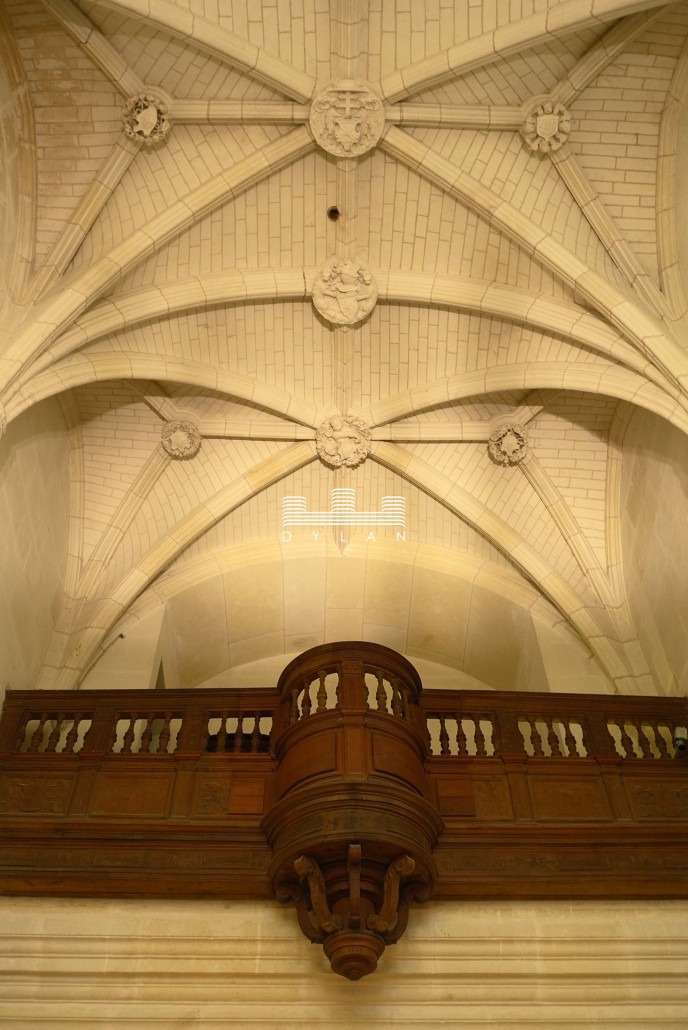 Channonceau - chapel ceiling