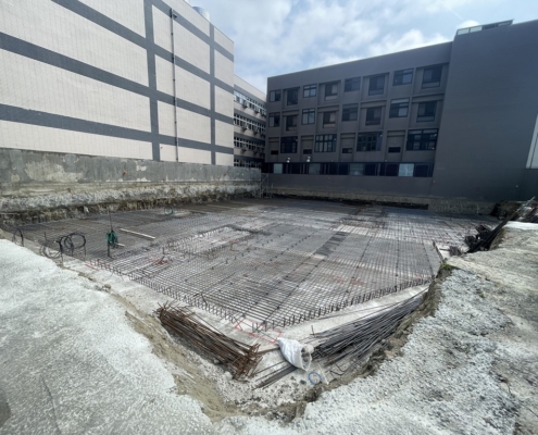 1130326-第二批基礎鋼筋進場及基礎版下層版筋綁紮 (5)