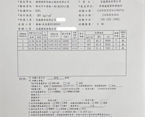 1140218-R3FL混凝土28天抗壓試驗報告-483