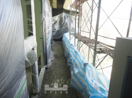 20A面塗及18F底塗施作