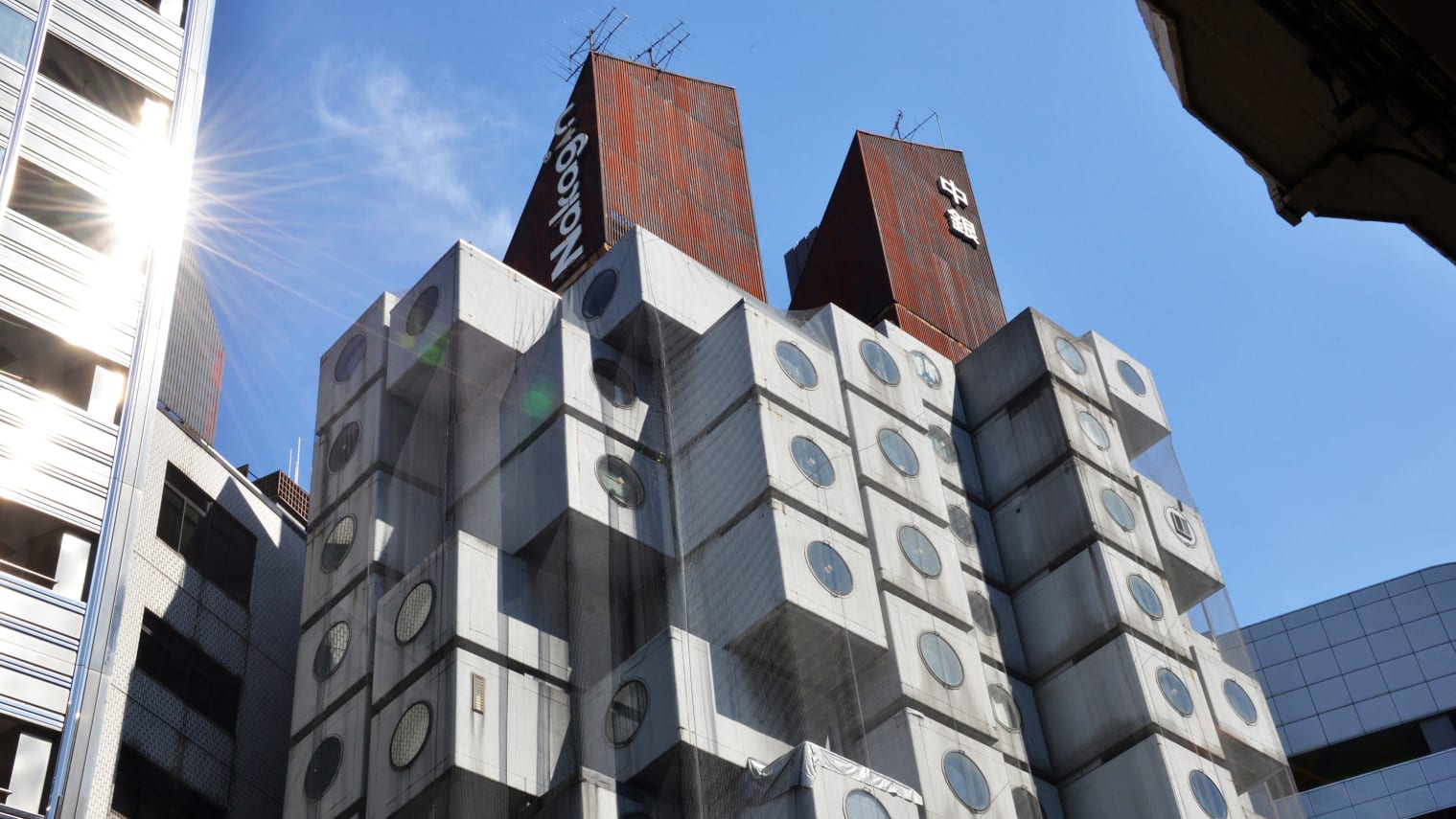 【來去看看~】日本東京代表性建築「中銀膠囊塔」即將被拆除